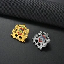 1pc Morocco Brooch For Women Girls Stainless Steel Moroccan Maroc Jewelry
