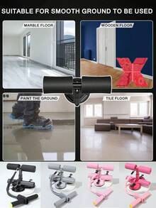 便携式落地式仰卧起坐杆 - 坐姿脚踏肌肉训练器材，适合居家或工作场所锻炼，健身房健身器材。便携式设计，落地式稳定性，坐姿锻炼，保护腰椎，无需安装，稳固的脚踏，符合人体工程学，静音训练，高效燃脂，塑造核心肌群。 - 彩色 - 查看 11