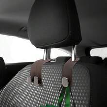 2 Paquetes de Ganchos para Reposacabezas de Coche, Gancho de Bolso Resistente al Desgaste para Coche, Ganchos para Reposacabezas de Asiento de Coche para Bolsas, Ganchos de Reposacabezas de Coche que Ahorran Espacio - 1 - Ver 6