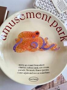 1 pièce Pince à cheveux en acétate de taille moyenne, série Vie océanique - Poulpe, Tortue, Hippocampe, Baleine, Clip à queue de cheval élégant, accessoire capillaire de haute qualité, design de queue de sirène, bohème, acrylique, convient pour des clips à cheveux élégants - Multicolore - Voir 15