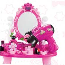 Abaodam Caja juguete de niña juguetes cosmeticos de belleza juguetes para niñas de niña infantiles herramientas para el cabello Princesa tocador niño rosaConveniente y duradero, favorito para niños - Multicolor - Ver 4