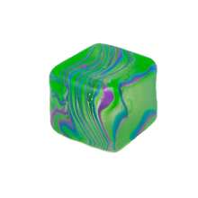 Matching Swirl Pattern Square Malt Sugar Squeeze Stress Relief Toy, Slow Rebound Stress Ball, Relieve Anxiety - Multicolor - View 10