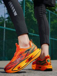 L.S.W.P 男女通用透气跑步鞋 - 低帮稳定设计，加厚防滑耐用EVA外底，舒适透气面料鞋面，适合公路、越野和健身训练 - 四季舒适，尺码齐全，中性风格，运动休闲鞋，时尚简约面料，男士交叉训练鞋，日常休闲运动鞋，跑步鞋。 - 桔色 - 查看 11