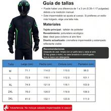 Impermeable Motociclista ore y Muer Camarra para Motociclista ore y Pantalón Impermeable con Refleos Entrepierna Amplia Transpirable Comodidad y Duradero - XL170175cm7085kg - Ver 7