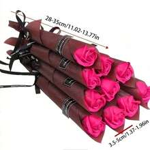 100pcs Romantic Rose Bouquet, Teacher's Day, Valentine's Day, Mother's Day Rose Bouquet, Valentine's Day Gift, Birthday And Graduation Gift - Multicolor - View 8