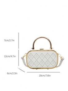 Bolso de mano para mujer, de gran capacidad, estilo retro, bolso de motocicleta, estilo coreano, bolso de nicho para ir al trabajo, bolso de hombro/cruzado/tote de moda - Beis - Ver 4