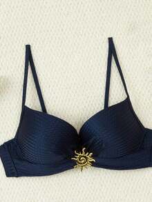 RWX VEST Adult Bikini With Exclusive Detail And Sophisticated Design 2025 XX71 - Navy Blue - View 3