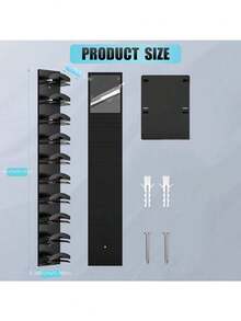 Heavy Duty Baseball Cap Holder Wall Mount Rack - Strong Load Bearing, Comes With Adhesive And Screws, Large Capacity Hanging Storage Box, Suitable For Home And Wardrobe Use