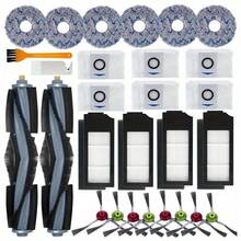 Bộ phụ kiện thay thế đầy đủ 28 chi tiết cho máy hút bụi robot Ecovac S Deebot X1 Omni/T10 Omni/TURBO - 2 chổi chính, 4 bộ lọc HEPA, 8 chổi cạnh, 6 cây lau nhà, 1 dụng cụ vệ sinh - Bảo trì toàn diện cho máy hút bụi robot. - Nhiều màu - Xem 13