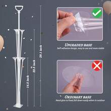 Bộ 2 khung vòm bóng bay 27,56 inch - Thích hợp trang trí cho tiệc mừng em bé, Ngày Valentine, đám cưới, kỷ niệm, Ngày của Mẹ, sinh nhật. - trong suốt - Xem 2