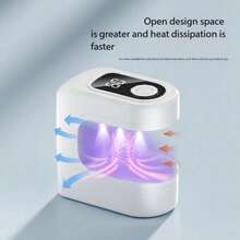 1pc Mini Rechargeable LED Nail Lamp For Gel Nails, Quick Dry Nail LEDs Machine Gel Polish Nail Dryer Lamp Manicure Tool Rechargeable Salon Equipment - Mini Nail Lamp - 查看 6