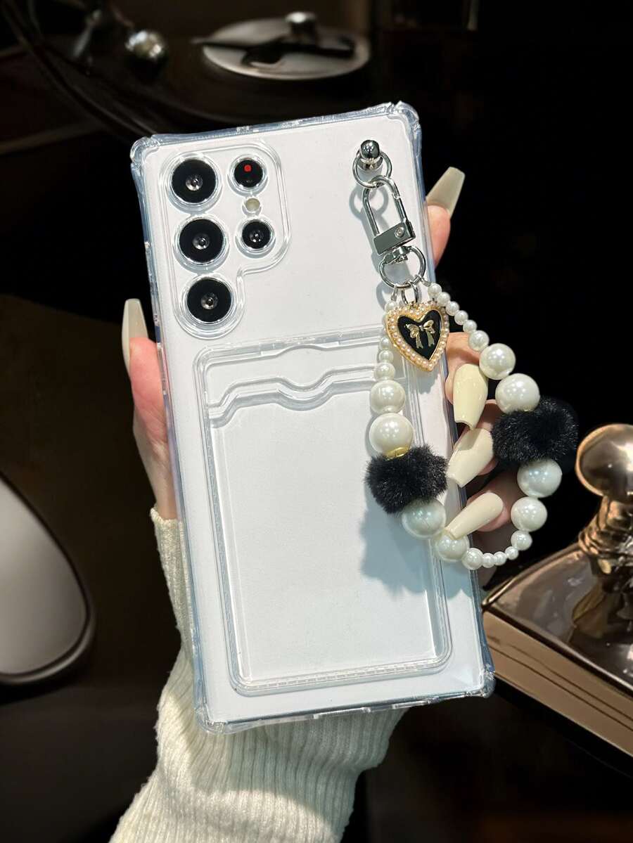 四角卡槽透明防震手机壳，兼容 17/17 Pro Max、15 Pro Max、16/16 Pro/16 Pro Max/16 Plus、15 XR/7/8、15 Pro Max、12 Pro Max、13 Pro Max、14 Pro Max、13、14、11、12、14 Plus、11 Pro、12 Pro、XS、XR、7/8、7/8 Plus，国际版，非国内版 - 彩色 - 查看 1