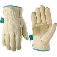 Wells Lamont Mujer, resistente agua vacuno guantes de trabajo de piel con tecnología hydrahyde(Medium (Pack of 1)) - Multicolor - Ver 1