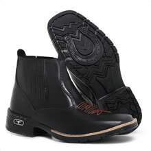 Men's Country Animal Print Western Boots For Everyday Outdoor Use - màu đen - Xem 3