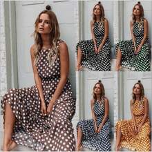 Women Midi Dresses - Màu nâu - Xem 2