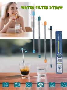 1个户外露营便携式应急净水器，野外净水器，户外装备，也适用于家庭应急使用