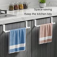 1pc Modern Kitchen Towel Rack, Drill-Free, Door-Mounted Towel Bar For Cabinet Doors, Ideal For Storing Towels, Rags And Gloves. Kitchen Items Kitchen Accessories Kitchen Tools - Multicolor - View 5