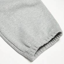 Adidas Men's Knitted Fleece Lined Jogger Pants, Casual Sports Sweatpants IA9369, Autumn/Winter - Medium Heather Gray - View 2