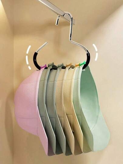 Hat Storage Hanger, Anti-Slip Hanger Storage Rack, Creative Circular Hanger For Clothes, Stainless Steel Hanger For Hat, Suspender, Scarf, Underwear.
