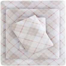 Cold Weather Cozy Flannel 100% Cotton Ultra Soft Cute Warm Sheet Set for Bedding - Cuadros rosas - Ver 2