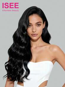 ISEE Hair Upgrade Wear And Go Glueless Body Wave 6*4 HD Pre-Bleached Mini Knots Lace Wig Pre-Cut Closure Lace & Pre-Plucked Hairline Unprocessed Human Wig Hair 180% Density 8-14 Bob 16-30 Regular Inch High Density High Quality Wig Vacay Vibes Active Energy Travel Essential Holiday Outfits Bridesmaid Gifts Sport Vacation Travel - SNatural - View 3