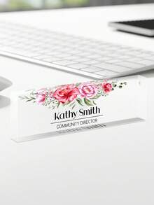 1 Tấm bảng tên để bàn bằng acrylic tùy chỉnh, 24 kiểu - Trang trí văn phòng cá nhân hóa, món quà lý tưởng cho sếp, giáo viên, luật sư, bác sĩ và đồng nghiệp - Hoàn hảo cho lễ tân gia, Giáng sinh, Lễ Tạ ơn, quà tặng cá nhân hóa, quà tặng ngày lễ - Nhiều màu - Xem 19