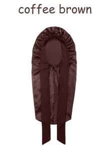 奢华缎面真丝睡帽 - 可调节舒适抽绳，真丝睡帽，缎面睡帽，桑蚕丝睡帽，加厚吹风帽，适合秋冬季节、日常佩戴、护发、化妆、烹饪、睡眠、旅行、度假。另有毛巾款，适用于美容院、酒店、运动、居家等场合，可用作毛巾、护肤吹风巾。