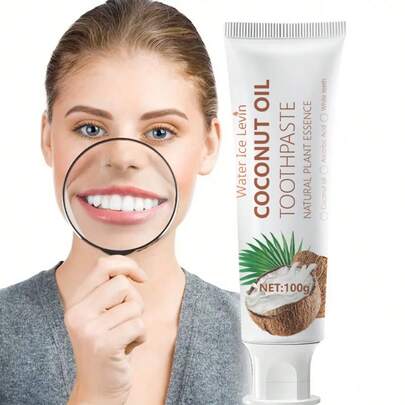 ยาสีฟันน้ำมันมะพร้าว, Super Whitening, ทำความสะอาดล้ำลึกอย่างอ่อนโยน, ผลการทำความสะอาดขั้นพื้นฐาน, มีสารสกัดจากพืชธรรมชาติและน้ำมันมะพร้าว, ลมหายใจสดชื่นยาวนาน, การดูแลช่องปากในครัวเรือน