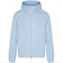 Nike X NOCTA Tech Fleece Hoodie | Drake Collaboration Full-Zip Techwear Jacket | Premium Cotton Blend Streetwear Outerwear Bright Blue - Cobalt Blue Hoodie - 查看 4
