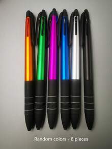 1/6/12 支定制笔，雕刻个性化笔，3 种颜色书写，书写流畅，墨水均匀，随机颜色发货。派对礼品，新娘派对礼品，生日礼物，公司礼品，伴娘礼物，教师礼物，学校季节，学生文具，精美定制笔，女士礼品笔，圣诞礼物，母亲节礼物，最好的朋友，父亲节礼物，儿童节礼物，学生班级定制笔