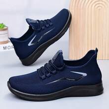 2025 New Style Unisex Breathable Casual Sports Shoes. Lightweight, Soft Sole, And Non-Slip, Suitable For Daily Commutes And Walks, All Year Round. - Màu xanh lam - Xem 1
