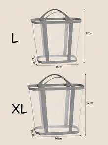 1pc Multi-Functional Foldable Mesh Laundry Basket With Handle - Portable Storage Bag, Space-Saving, Suitable For Clothes, Home, Laundry Room, Bathroom, Room, Dorm, Travel - Rectangular, Laundry Room Accessory | Pop-Up Dirty Clothes Basket | Durable Fabric Basket, Rectangular Laundry Basket | Large Capacity, 4 Color Options