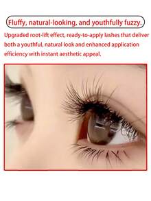 10 Rows Glam&Need New Soft Velvet Clover Bionic Eyelash Extensions, V-Shaped Lashes For Eyelash Technicians