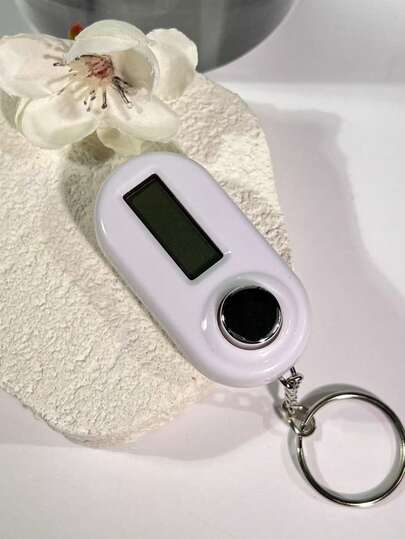 Bärbar elektronisk räknare för Ramadan, mini-timernyckelring, digital köksbänk, kompakt bärbar dekorativ hängsmycke, tidshanteringsverktyg, liten Ramadan-present, lämplig för utomhusbruk i flera scenarier