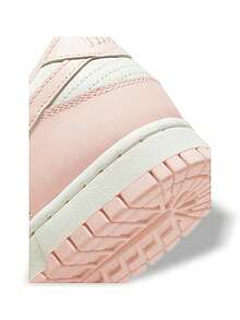 Nike Dunk Low 女款运动鞋 透气吸汗 百搭 Logo 纯色 弹性好 易洗 运动户外跑步 日常上学 粉色 白色 DD1503-102 - 粉紅色/白色 - 查看 4