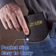 Single Pack, Coin Collection Album, Currency Collection Album, Ancient Coin Collection Album, Stamp Collection Book. - Multicolor - View 5