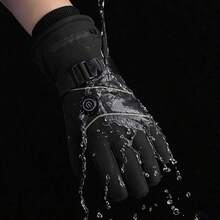 Guantes Calefactables Recargables 3 Modos Ajustables Guantes Elctricos Dedo Completo Usables, Manopla Tctil Calentador Manos para Viajar Trabajar Exterior Esqu Nieve Ciclismo Hombres Mujeres, Mujer - Atributo único - Ver 4