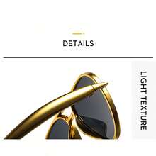 1pc/Set Cool Street Oversized Double-Bridge Sunglasses Unisex Frog-Eye Style New Arrival For Outings, Driving, Commuting, And Vacations - Khung C5 màu bạc với hai tấm màu xám. - Xem 4