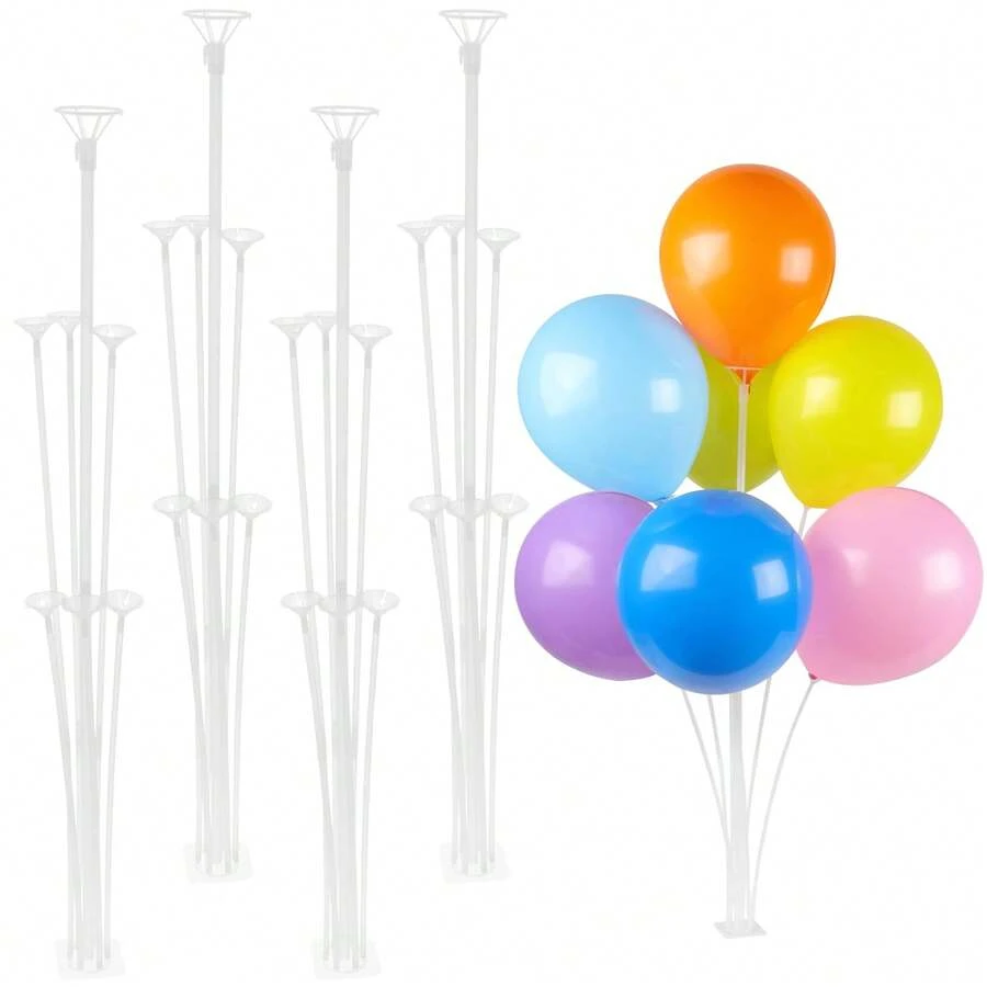 Bộ 2 khung vòm bóng bay 27,56 inch - Thích hợp trang trí cho tiệc mừng em bé, Ngày Valentine, đám cưới, kỷ niệm, Ngày của Mẹ, sinh nhật. - trong suốt - Xem 1