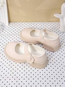 Children's Princess Shoes, Girls' Soft Bottom Leather Shoes, Fashion British Style Shoes, Popular Korean Version, Suitable For All Seasons