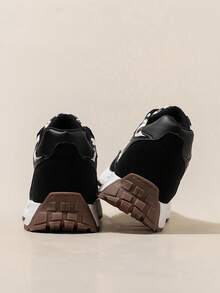 1 Pair Leopard Print Low-Top Slip-Resistant Sports Shoes For Kids, Suitable For Daily Wear