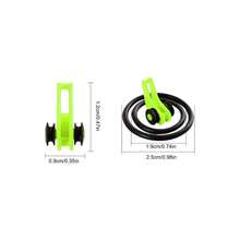 Fishing Rod Hook Keeper 10 Fish Lure Bait Holders with Elastic Rubber Rings - Fishing Hook Holder Worm Treble Hooks Protector - inicial - Ver 5