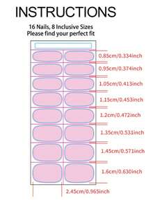 16pcs Semi-Cured Gel Nail Stickers, Soft Gradient Glitter Design, Quick DIY Crystal Nail Decals, Salon Quality, Easy To Apply And Remove, Requires UV Lamp, Suitable For Women And Girls For Daily Dates, Eid Parties, DIY Fashionable Nail Art - Baby Pink - View 4