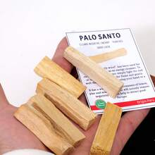 1set Natural Stone Selenite Wand With White Sage Grass Smoky Indoor Purification Grass Incense Home Office Ramadan The Month Of Fast Thanksgiving Gift - Sage Sacred Wood Card Set - View 6