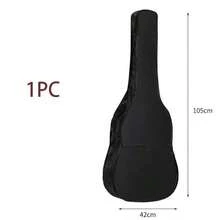 41英寸防水吉他包，原声吉他包，防水双肩可调节背带吉他盒演出包，带后挂环，吉他包，电吉他盒，防水牛津布电吉他演出包，双口袋，适用于原声古典吉他、尤克里里、贝斯吉他 - 彩色 - 查看 12