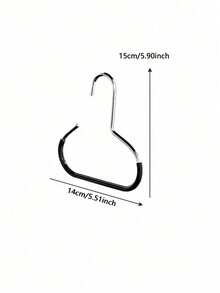 Hat Storage Hanger, Anti-Slip Hanger Storage Rack, Creative Circular Hanger For Clothes, Stainless Steel Hanger For Hat, Suspender, Scarf, Underwear. - Multicolor - View 7