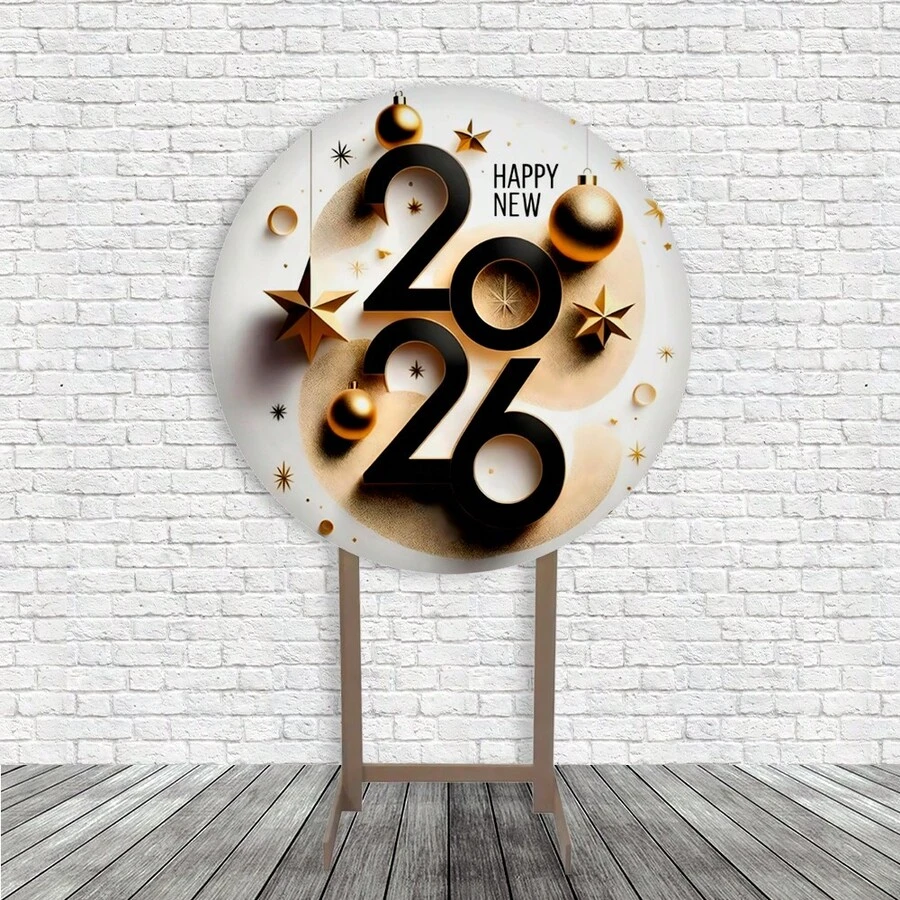 Decorative Covers For Panels And Cylinders For Happy New Year Themed Parties With Elastic Bands - 新年特輯 314 - 查看 1