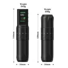 T-Rex 1 Set Tattoo Kit, Wireless Rotary Tattoo Pen Set, Adjustable 7-Liner Tattoo Machine, 1600mAh Power Supply, Smart Display - 彩色 - 查看 7