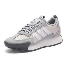 Adidas FUTRO MIXR 男女通用跑步鞋，轻便户外休闲运动鞋，适合日常锻炼和旅行，舒适 KJ2055 - 純灰/白色/亮白 - 查看 3