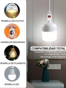 2 Piezas Extensión de 3m/5m de extensión colgante de linterna colgante con enchufe E26/E27, con un interruptor de encendido/apagado. - 2 piezas - Ver 3